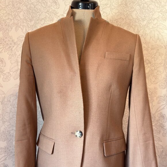J. Crew Jackets & Blazers - J.Crew Regent Blazer | Camel/Tan | Structured Career Jacket | Women’s Size